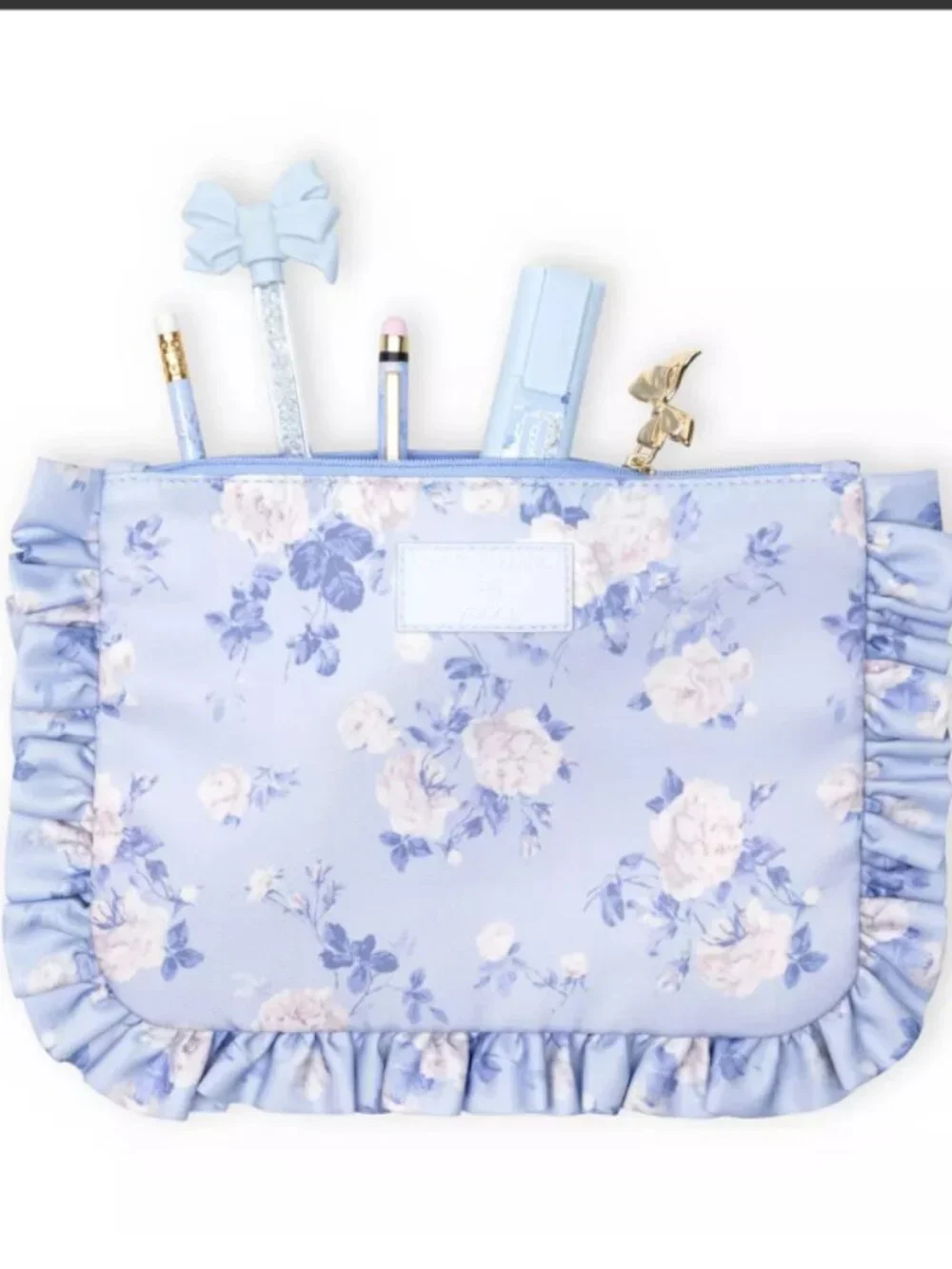 LoveShackFancy x Target - Yoobi Everblooming Rosettes Pencil Case with Ruffles